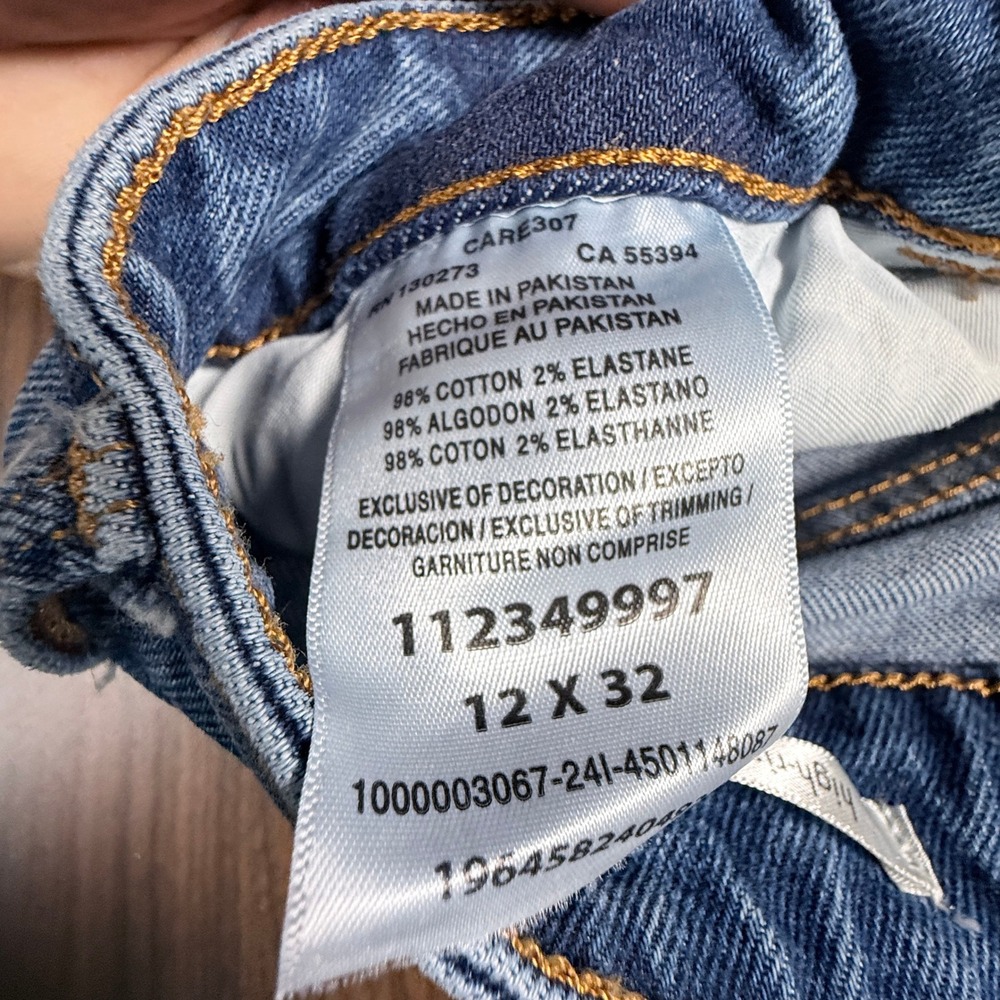 Wrangler High Rise Bold Bootcut Jeans Size 12x32 Medium Wash Blue Denim - Picture 6 of 7